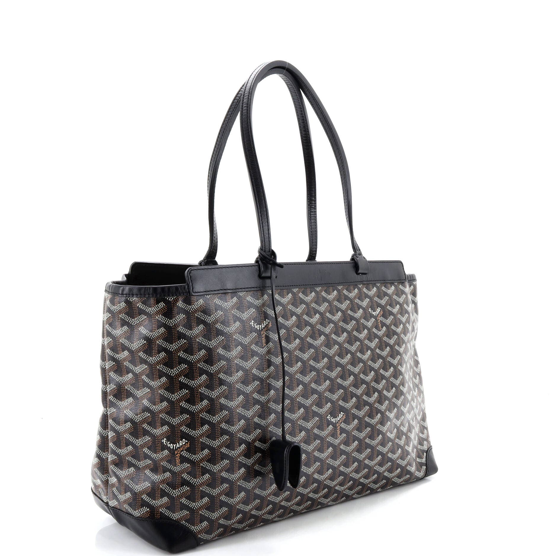 Bellechasse Bag Coated Canvas PM, Alternate, color, Black