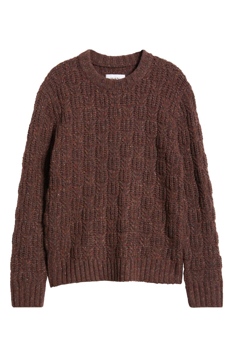 Wax London Wilde Cable Stitch Wool Blend Sweater, Alternate, color,