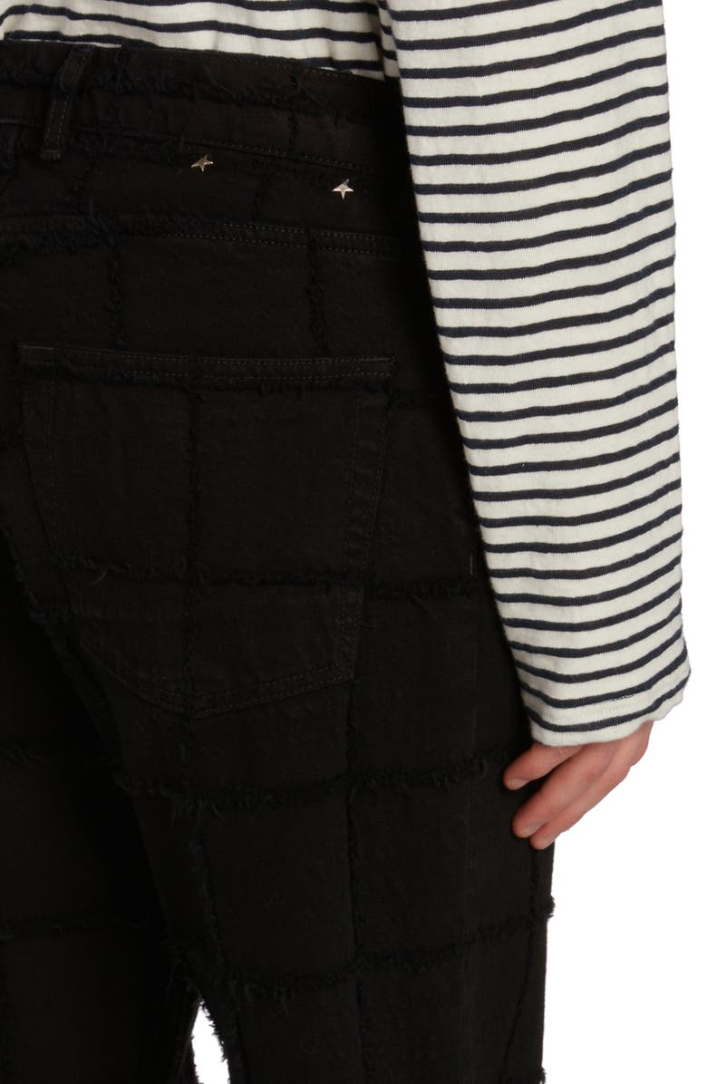 Golden Goose Journey Skate Distressed Jeans, Alternate, color, Black