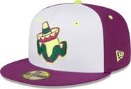 New Era Men's New Era White Cedar Rapids Kernels Copa De La Diversion 59FIFTY Fitted Hat