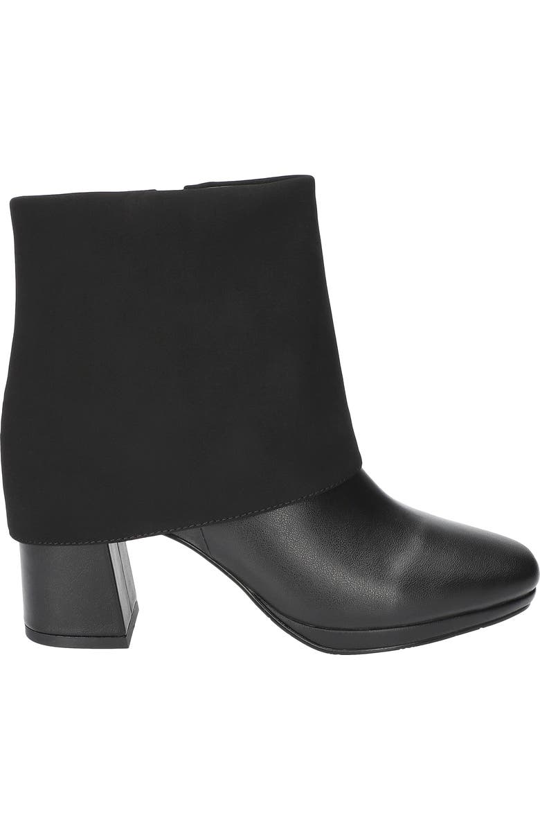 EASY STREET Sutton Foldover Cuff Platform Bootie, Alternate, color, Black-Lamy