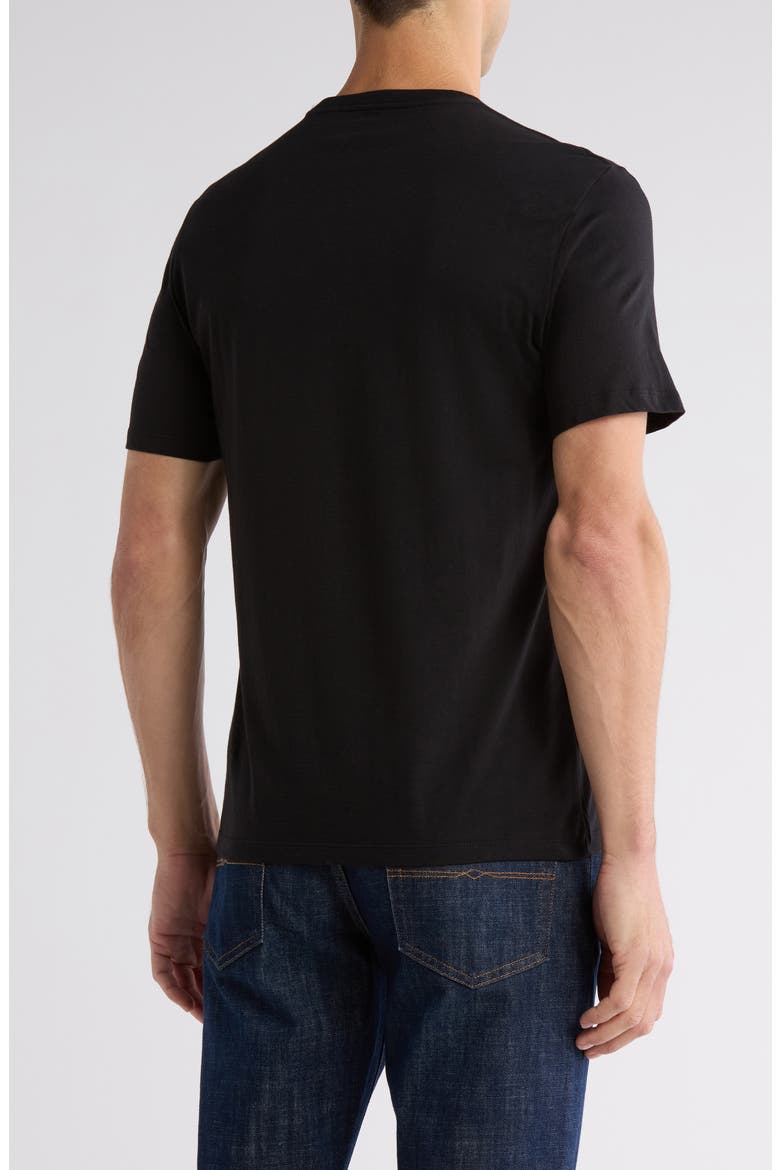 Repeat Tape Layer Logo Graphic T-Shirt, Alternate, color, BLACK
