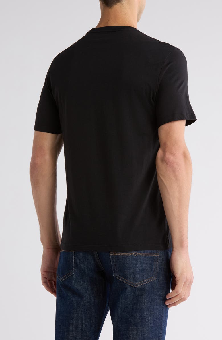 Calvin Klein Repeat Tape Layer Logo Graphic T-Shirt, Alternate, color, Black