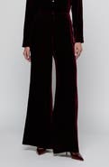 L'AGENCE Pilar Wide Leg Velvet Pants