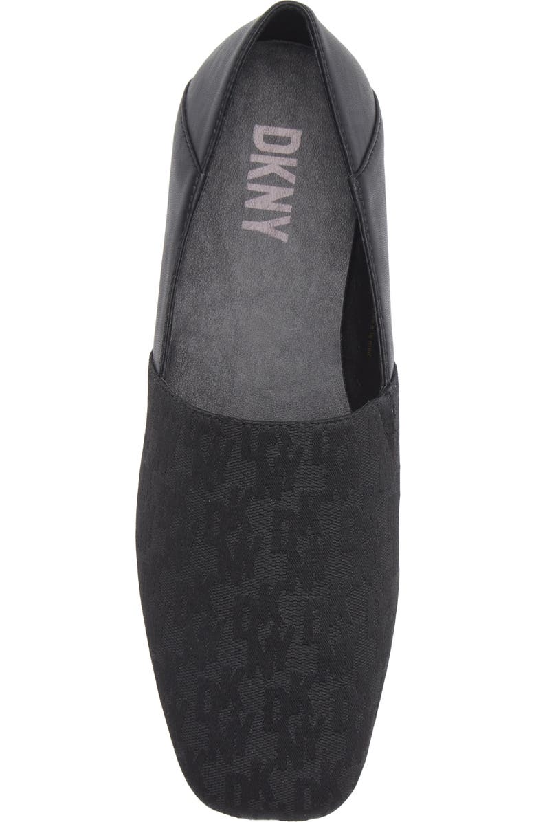 DKNY Fabrice Logo Jacquard Flat, Alternate, color, Black