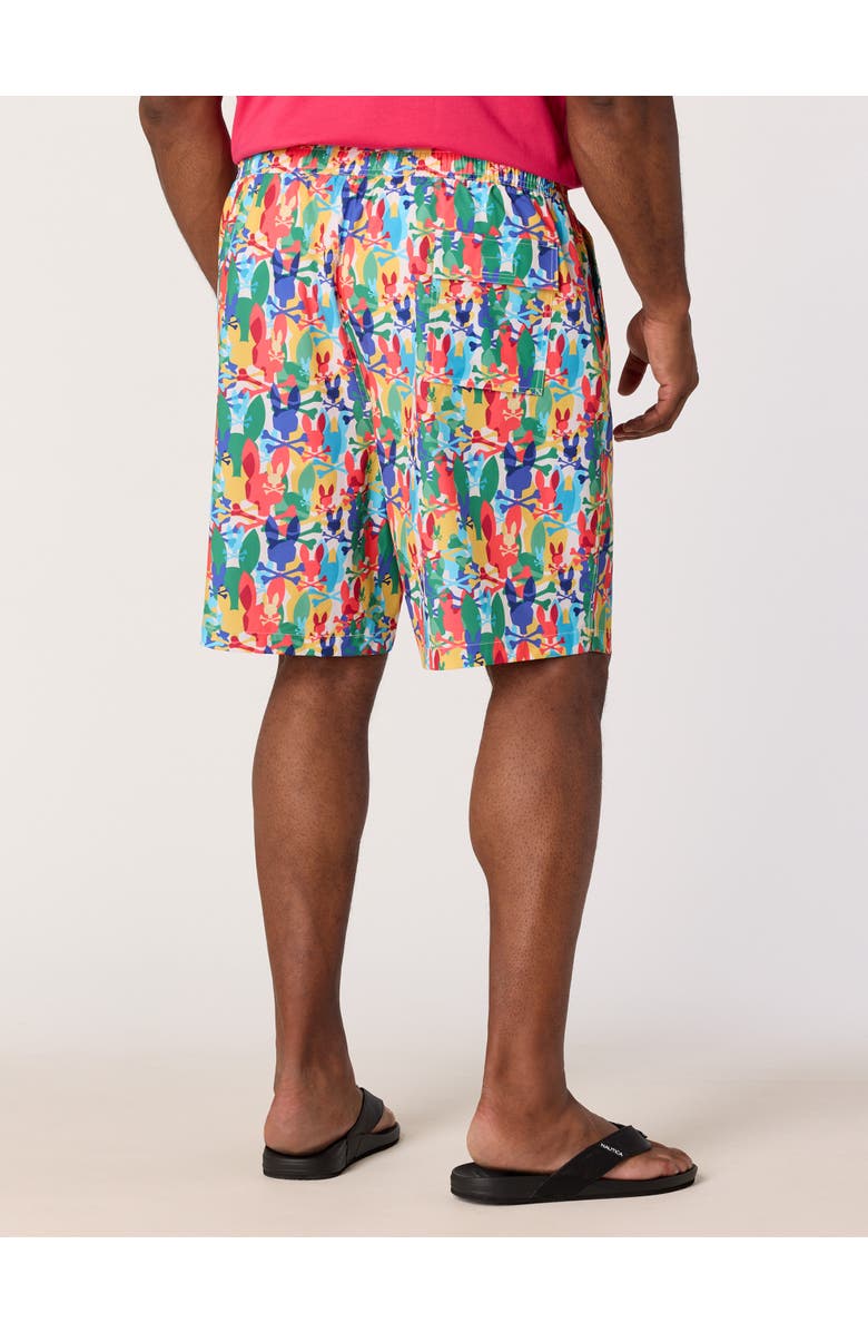 Psycho Bunny Big & Tall Tanner Swim Trunks, Alternate, color, Multi