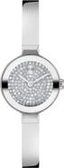Movado Bold Bangle Mini Pave Bracelet Watch
