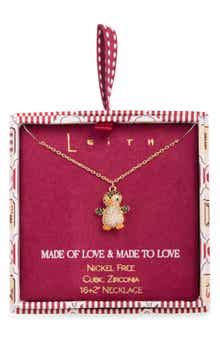 Pavé Penguin Pendant Necklace