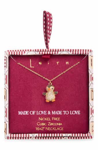 Pavé Penguin Pendant Necklace