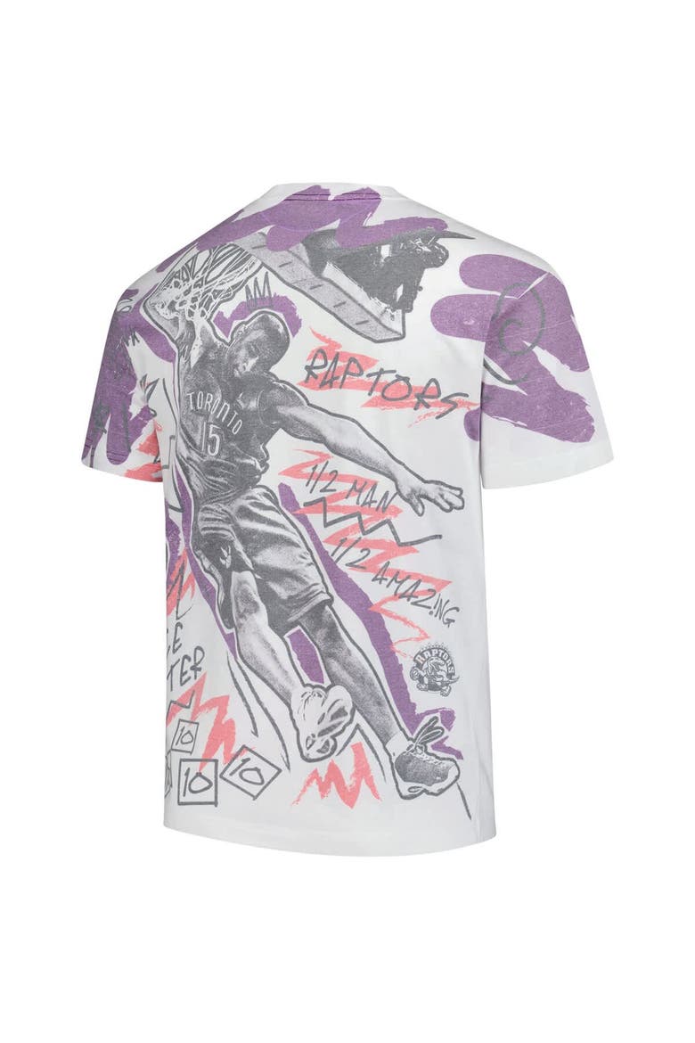 Men's Mitchell & Ness Vince Carter White 2000 NBA All-Star Game Showstopper T-Shirt, Alternate, color, White