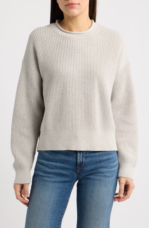 The Arden Crewneck Cotton Sweater