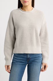 Madewell The Arden Crewneck Cotton Sweater
