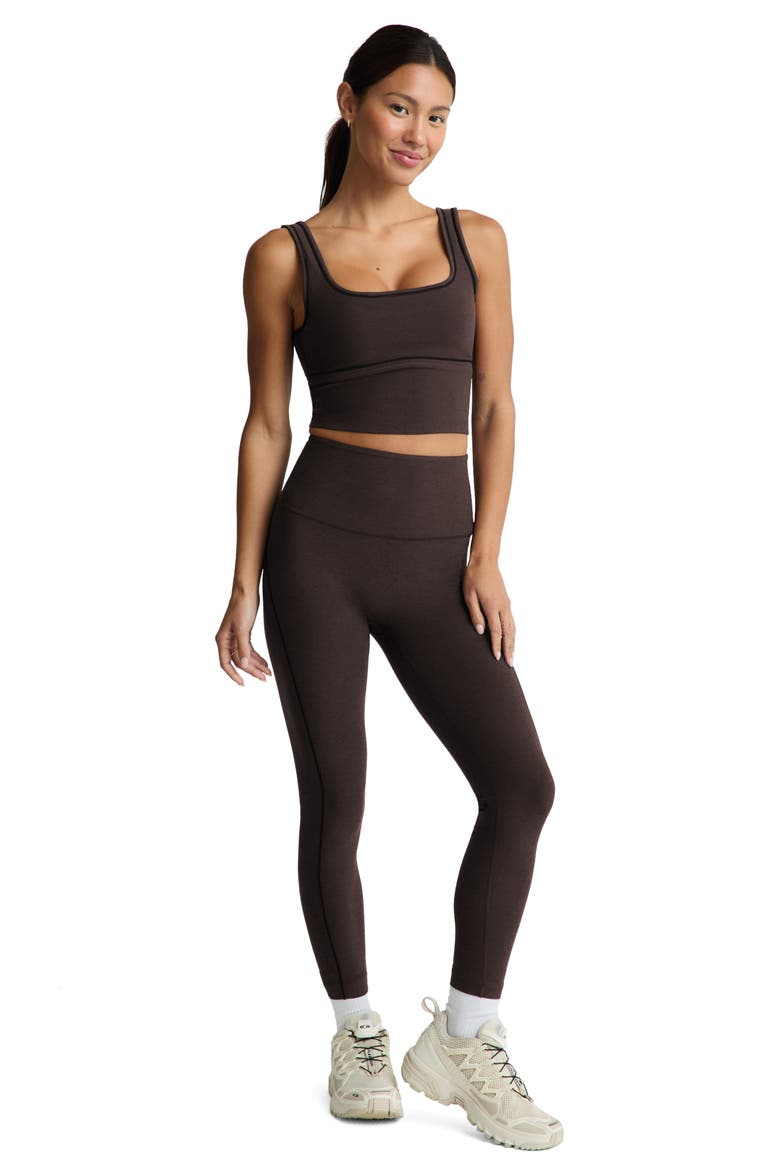 Spacedye Dynamic High Waist 7/8 Leggings, Alternate, color, DARK CHOCOLATE HEATHER