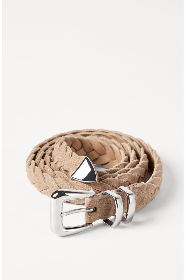 Reversed calfskin belt, Alternate, color, Hazelnut