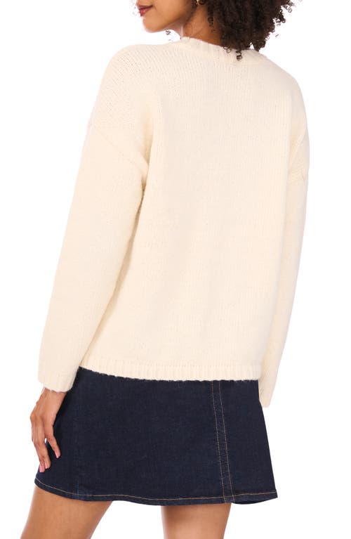 Vince Camuto Leopard Print Sweater In Neutral