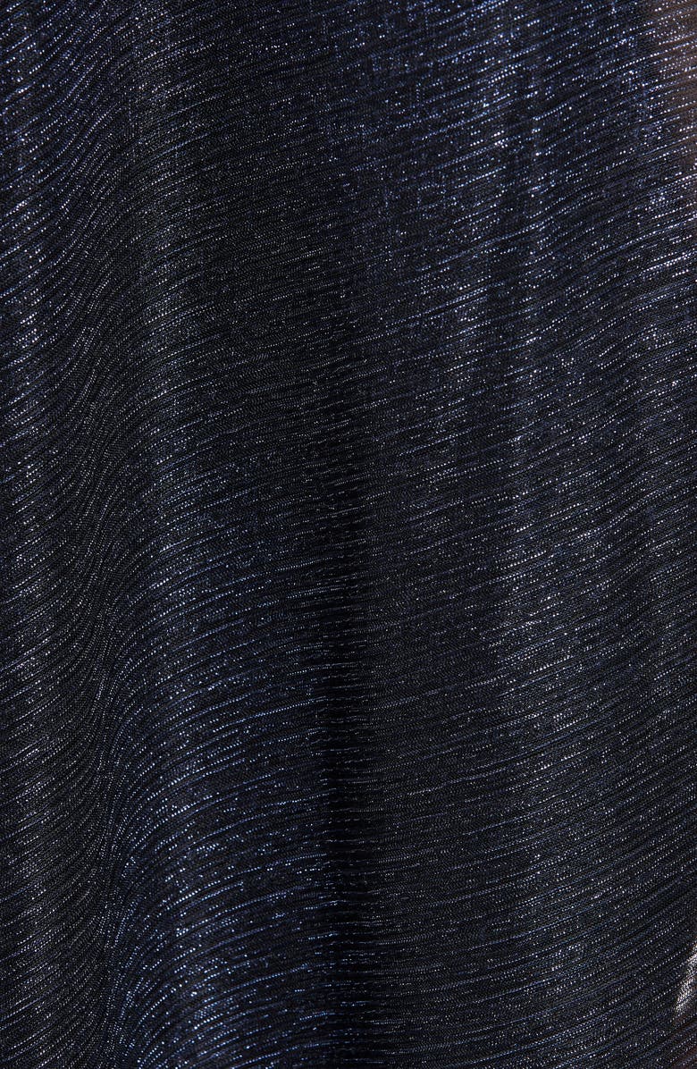 Talbot Runhof Off the Shoulder Sequined Dress with Cape, Alternate, color, 