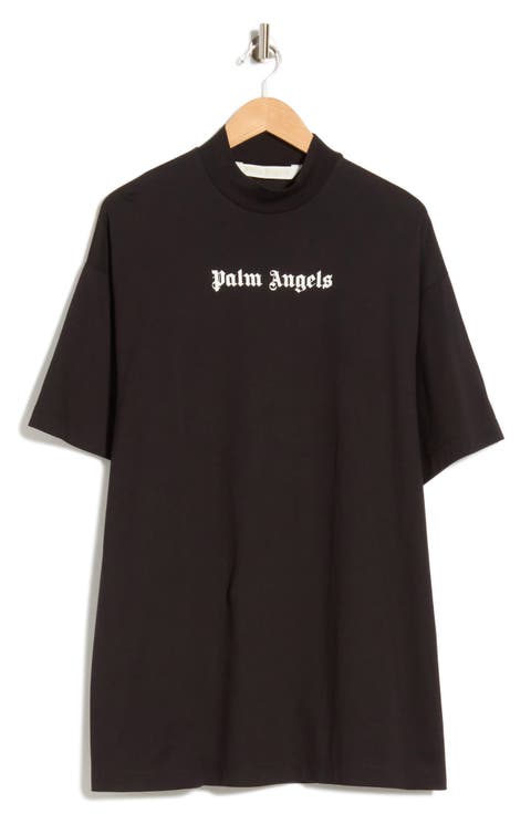 Mock Neck T-Shirt Dress