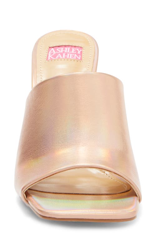 Ashley Kahen Women's Fame Crystal Ball Heel Sandals In Rose Gold