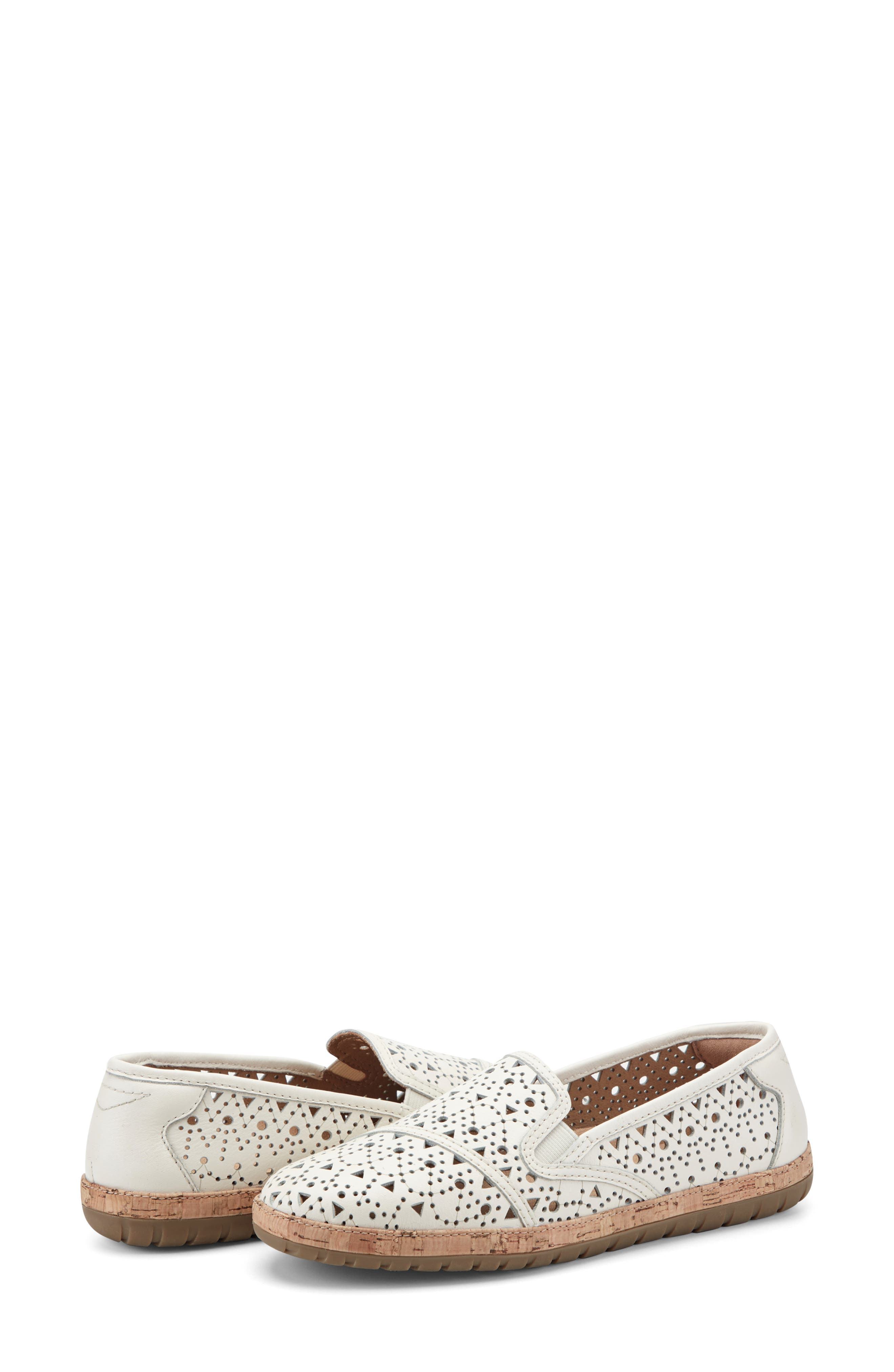 Earth<sup>®</sup> Tomlyn Perforated Loafer, Alternate, color, White