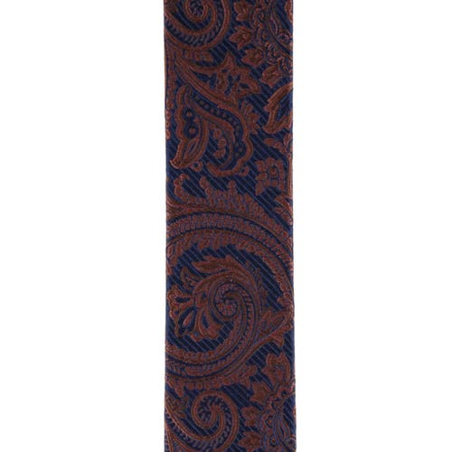 Trafalgar Sobee Silk Button End Suspenders In Brown