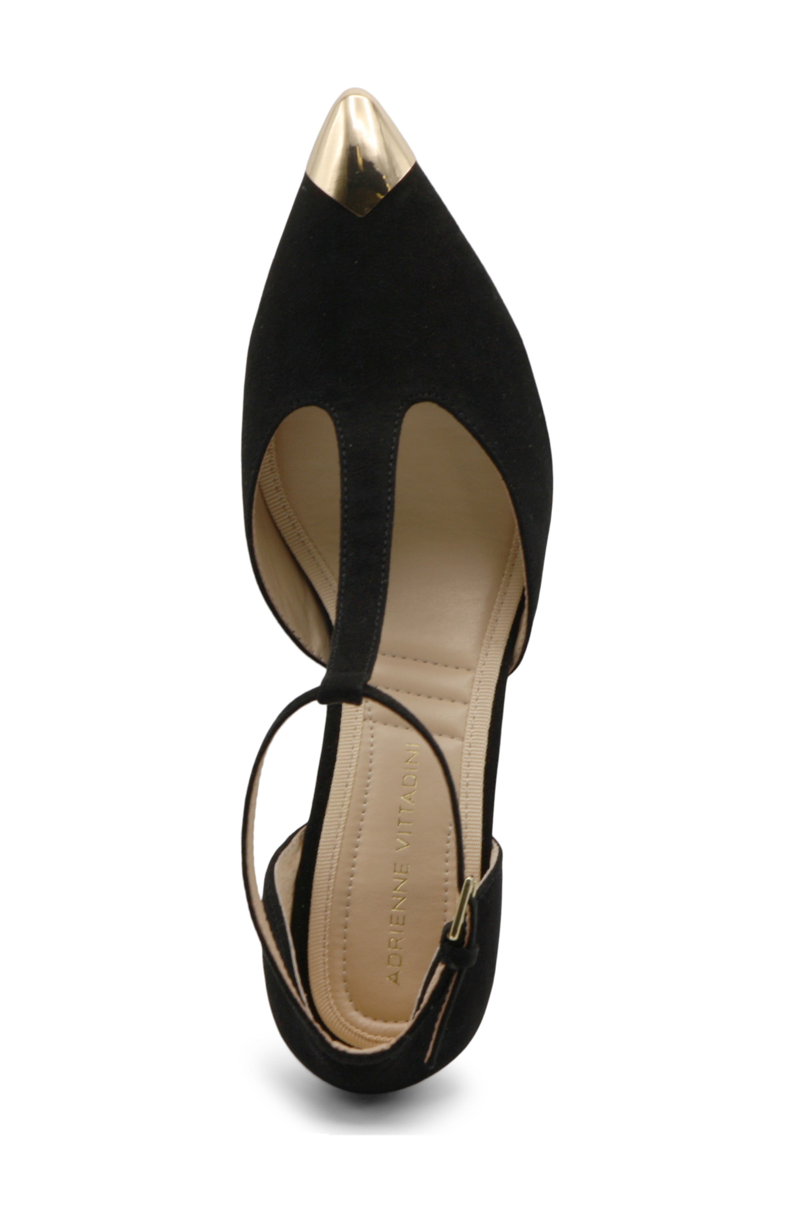 Adrienne Vittadini Pristine T-Strap Pointed Toe Pump, Alternate, color, 
