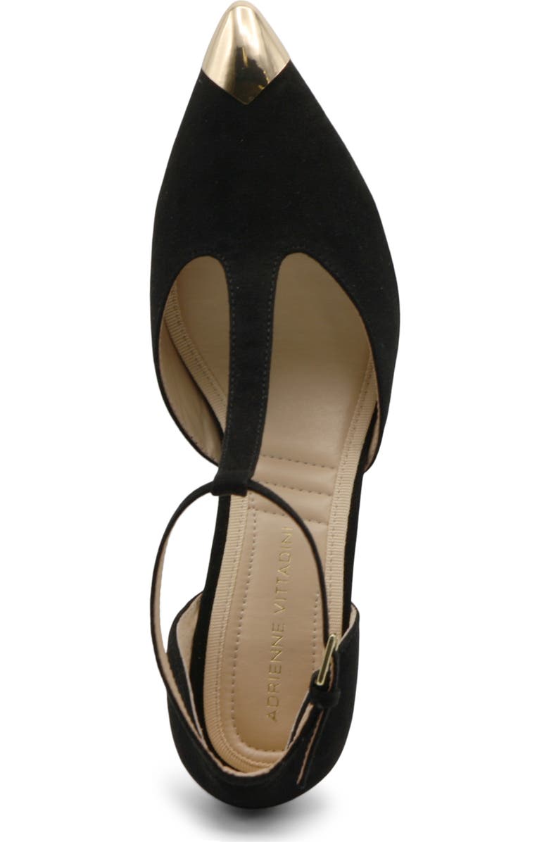 Adrienne Vittadini Pristine T-Strap Pointed Toe Pump, Alternate, color,