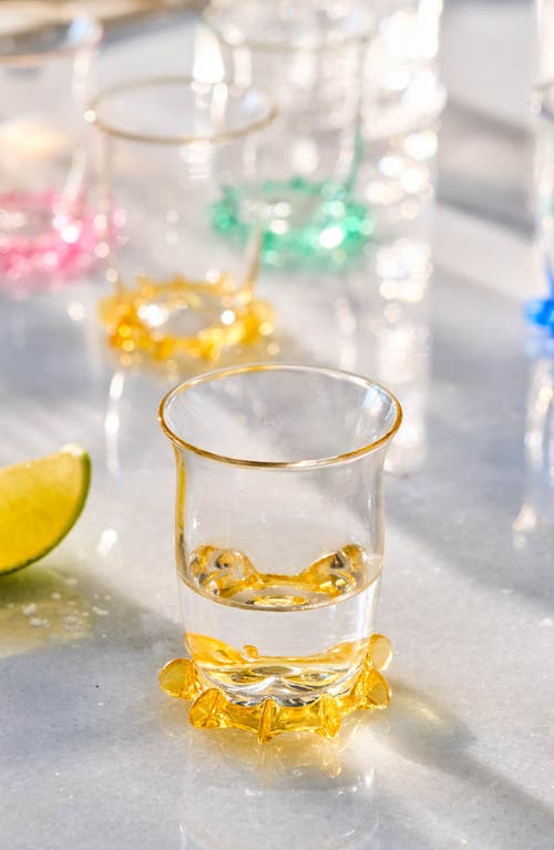 Juliska Harriet Shot Glass In Daffodil