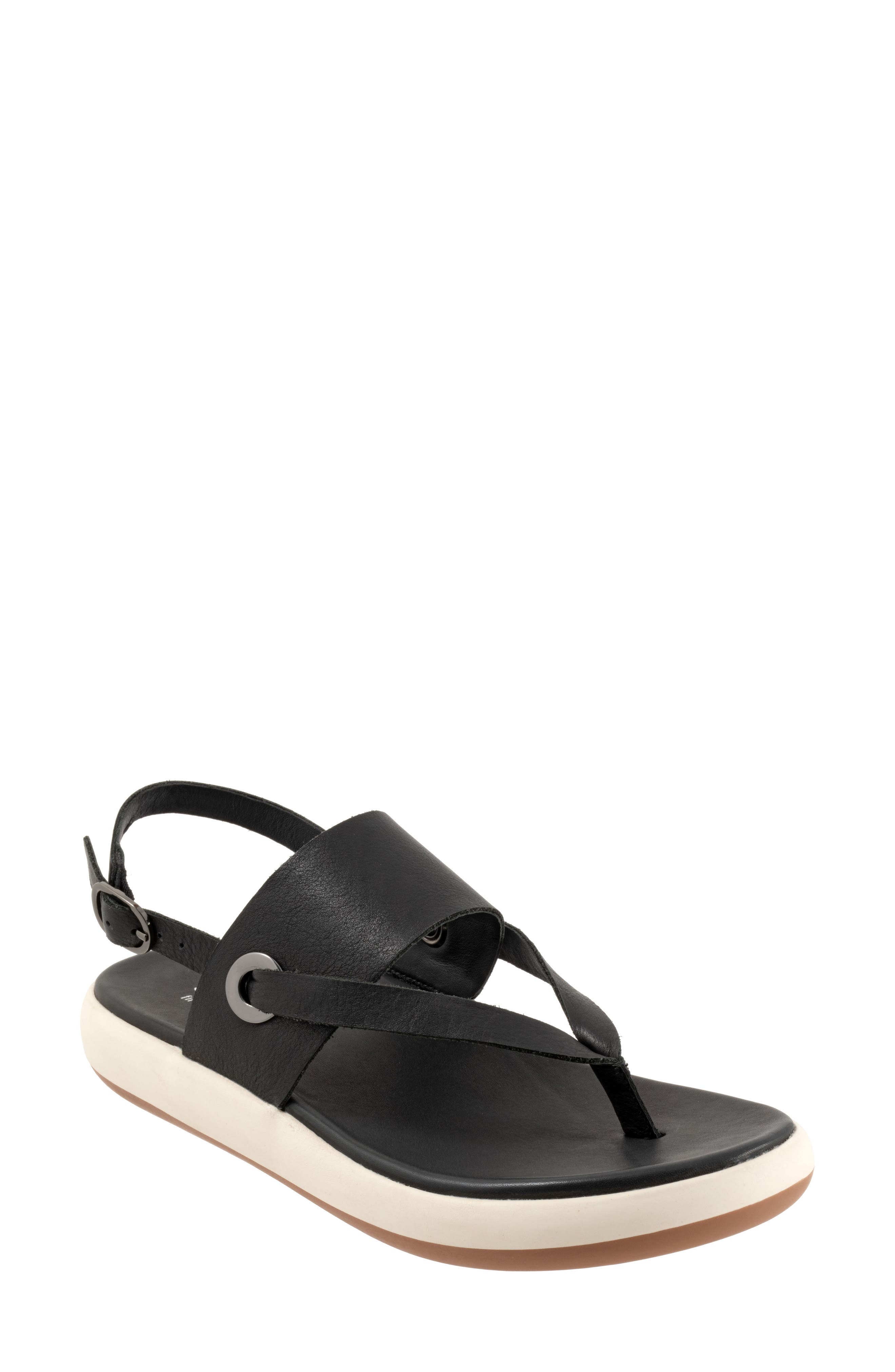SoftWalk<sup>®</sup> Joliet Slingback Sandal, Main, color, Black