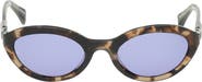 rag & bone 52mm Oval Sunglasses