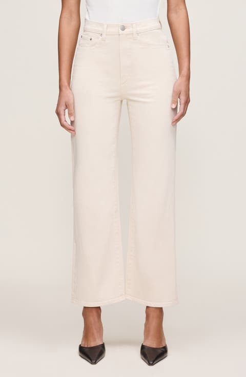 Karmine Refined SculptSystem High Rise Wide Leg Jeans (Flax)