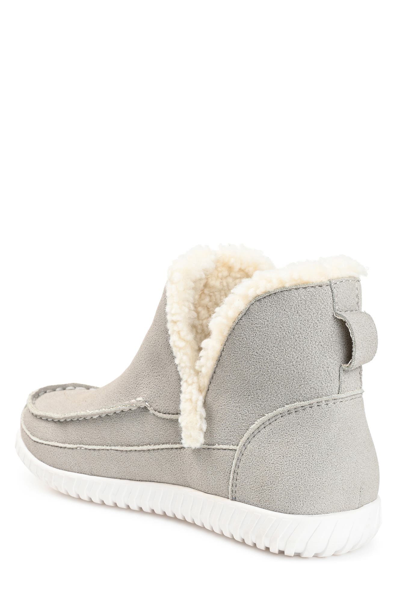 Capreece Faux Fur Lined Slipper, Alternate, color, GREY