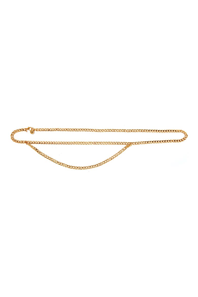 Drape Waist Chain, Main, color, GOLD