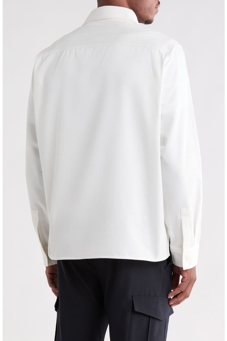Ekynone Cotton Twill Button-Up Shirt, Alternate, color, OPEN WHITE