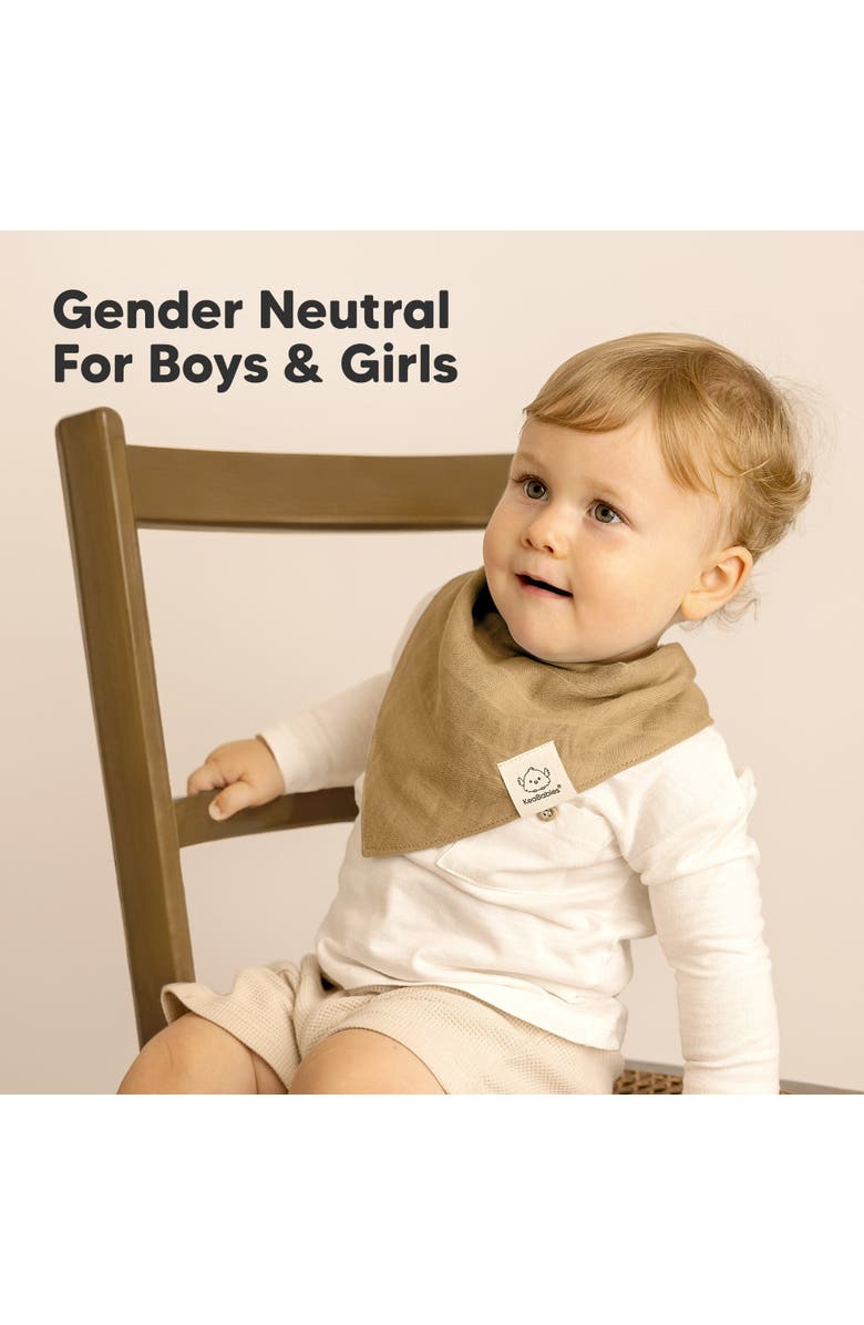 KeaBabies 8-Pack Lumi Muslin Bandana Bibs, Alternate, color, Pine