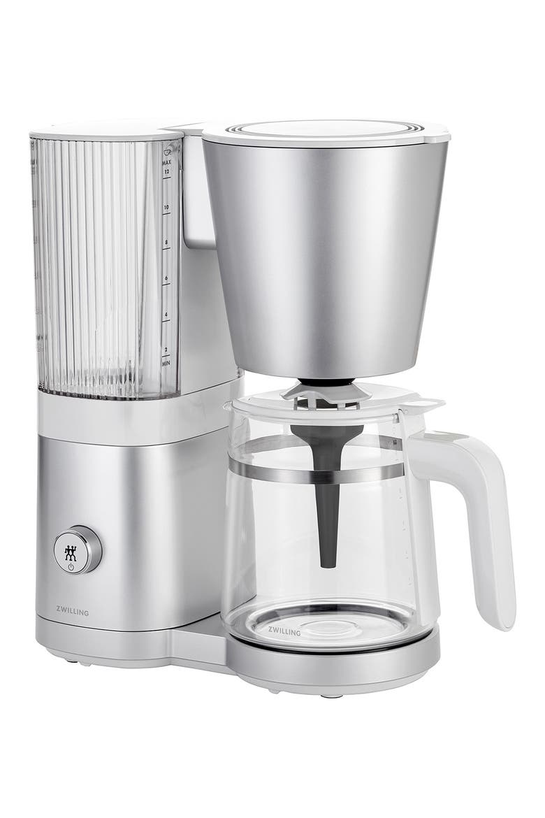 Enfinigy 12-Cup Drip Coffee Maker, Alternate, color, SILVER