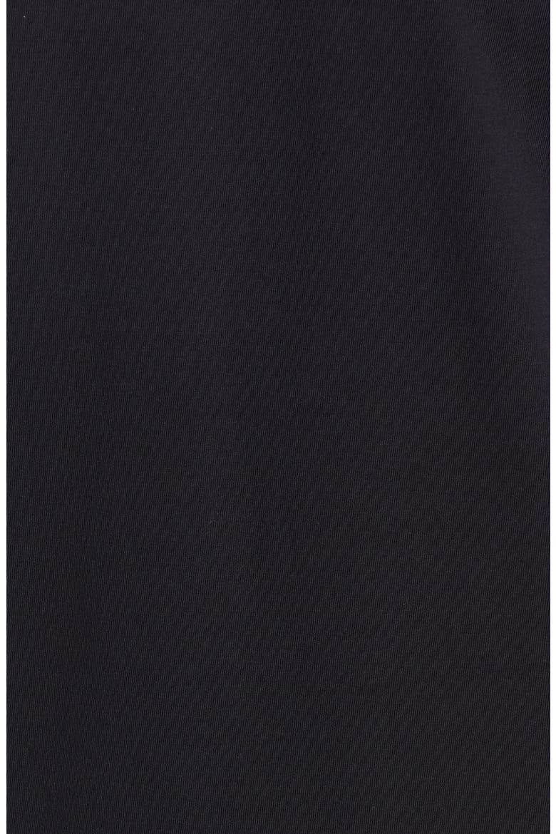 Living Cotton Crew Neck Top, Alternate, color, BLACK