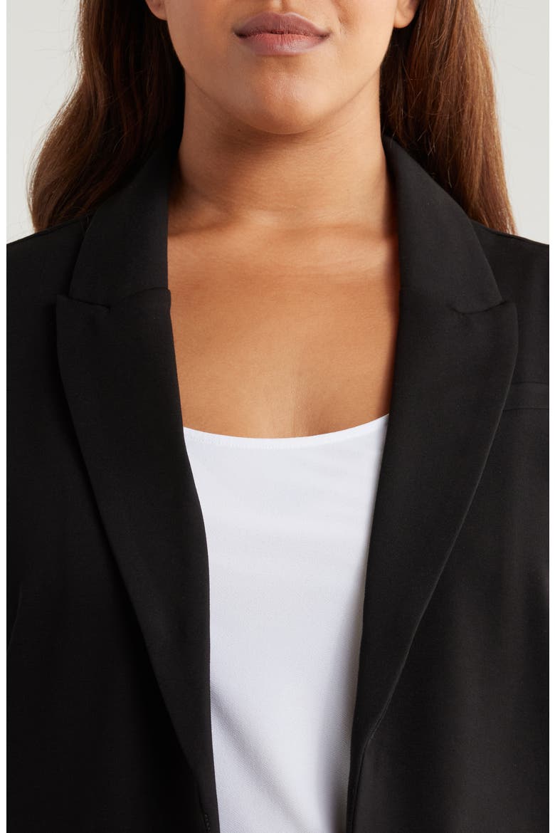 Open Front Blazer, Alternate, color, BLACK
