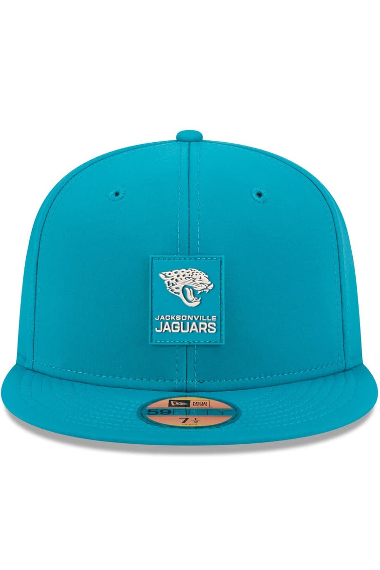 Men's New Era Teal Jacksonville Jaguars 2025 Sideline  59FIFTY Fitted Hat, Alternate, color, Teal