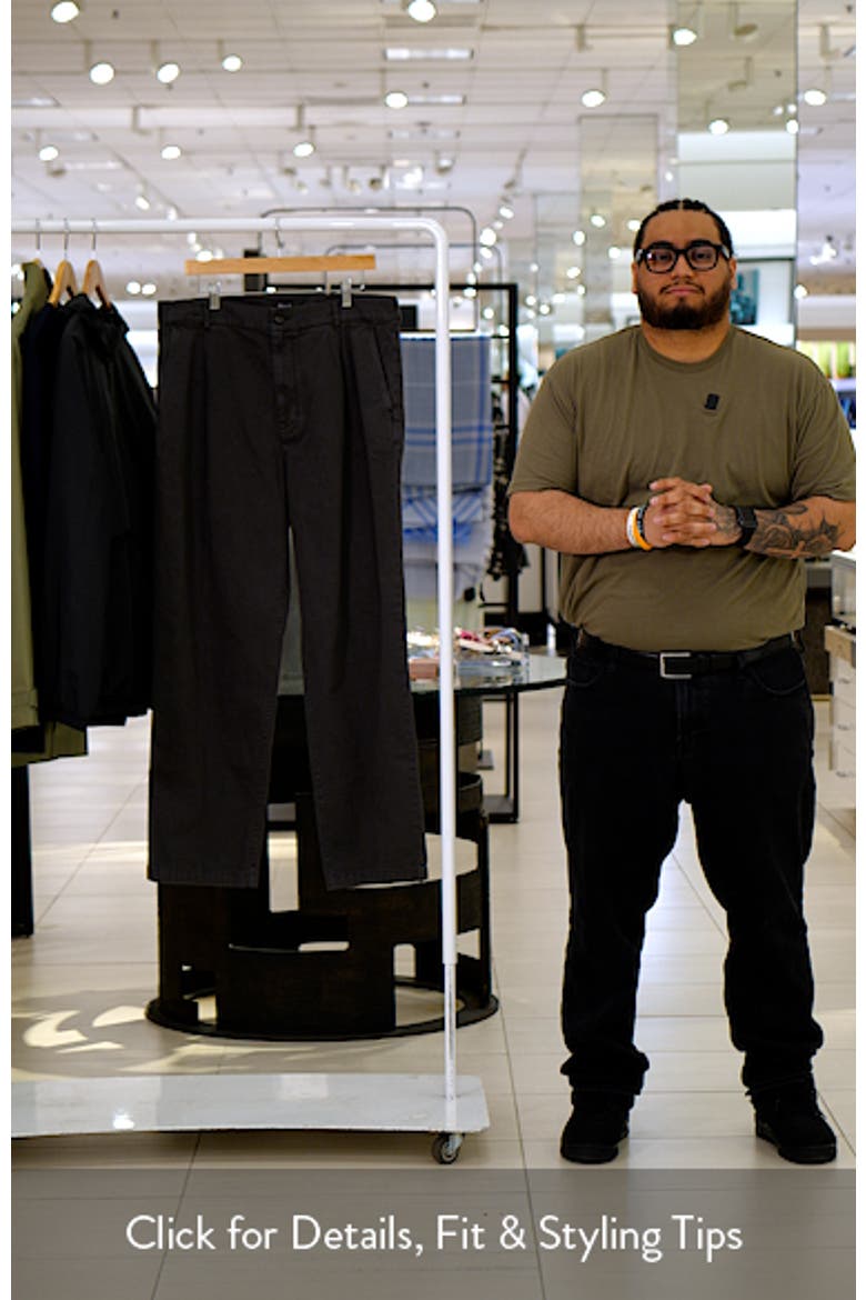 Pleated Cotton Twill Pants video