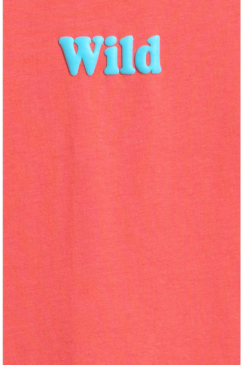 Kids' Wild Graphic T-Shirt, Alternate, color, ORANGE
