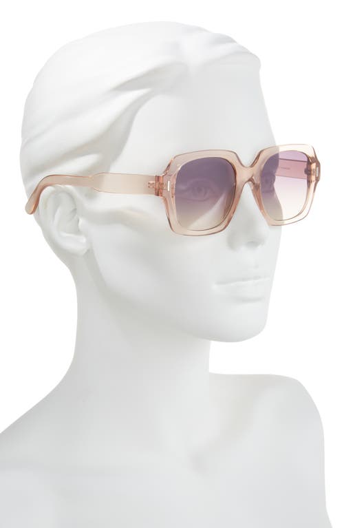 Bp. Gadient Square Sunglasses In Clear Pink