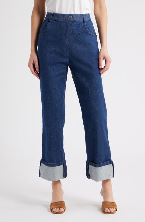 Cuffed Skimmer Jeans