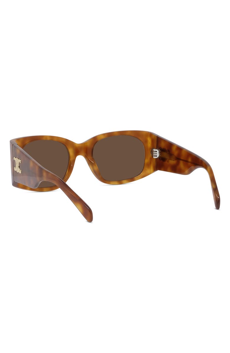 CELINE Triomphe 54mm Rectangular Sunglasses, Alternate, color,