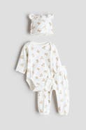 H&M 3-piece Cotton Jersey Set