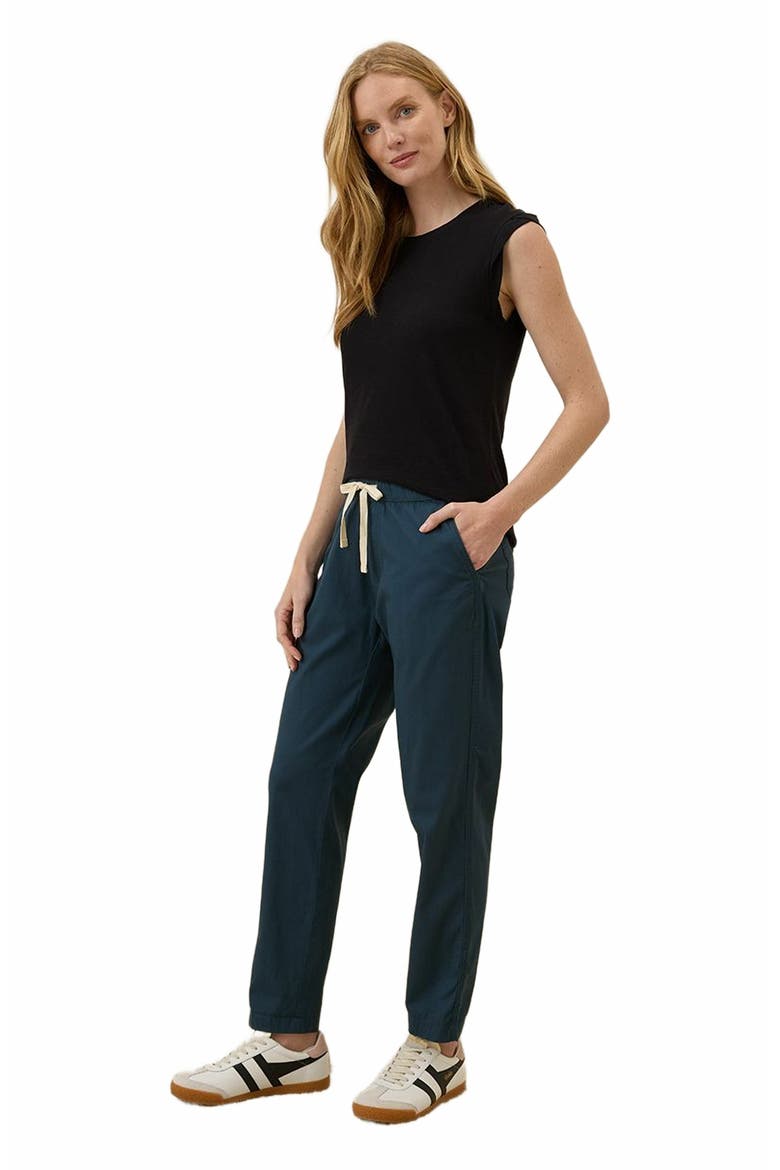 Organic Cotton Daily Twill Pant, Alternate, color, French Navy