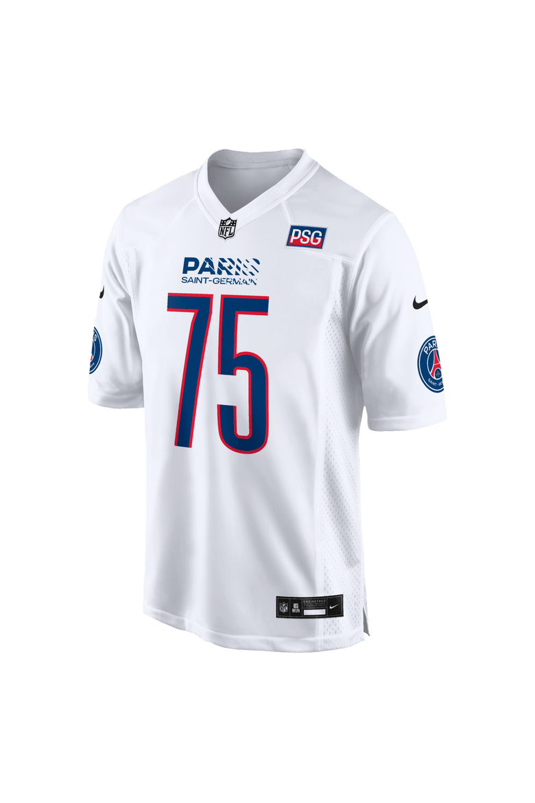 Men's Nike  White Paris Saint-Germain 2025 Soccer x NFL Game Jersey, Alternate, color, White