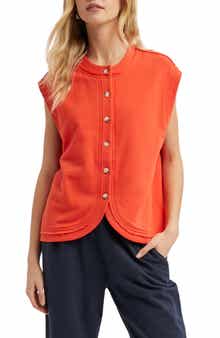 Button-Up Knit Vest