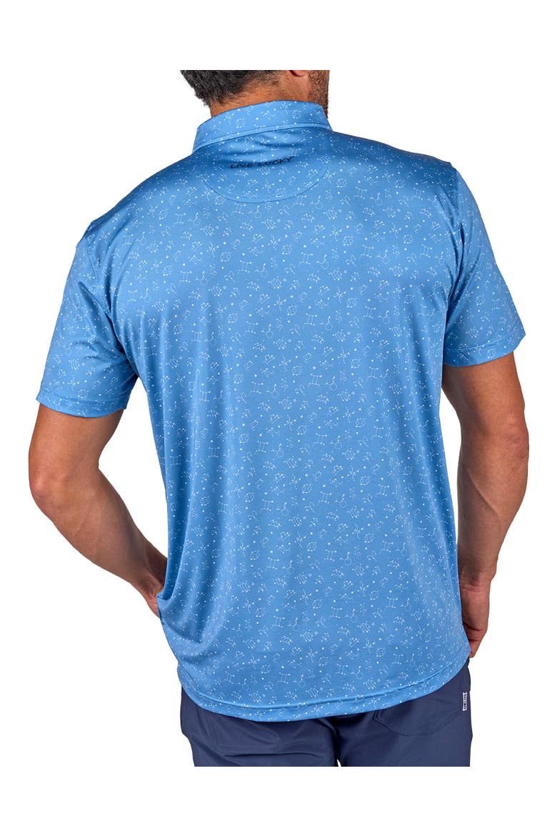 Lucky Signs Polo, Alternate, color, Moody Blue
