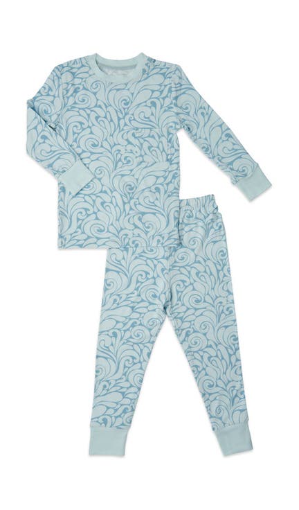 Emerson Fitted Long Sleeve 2-Piece Pajamas