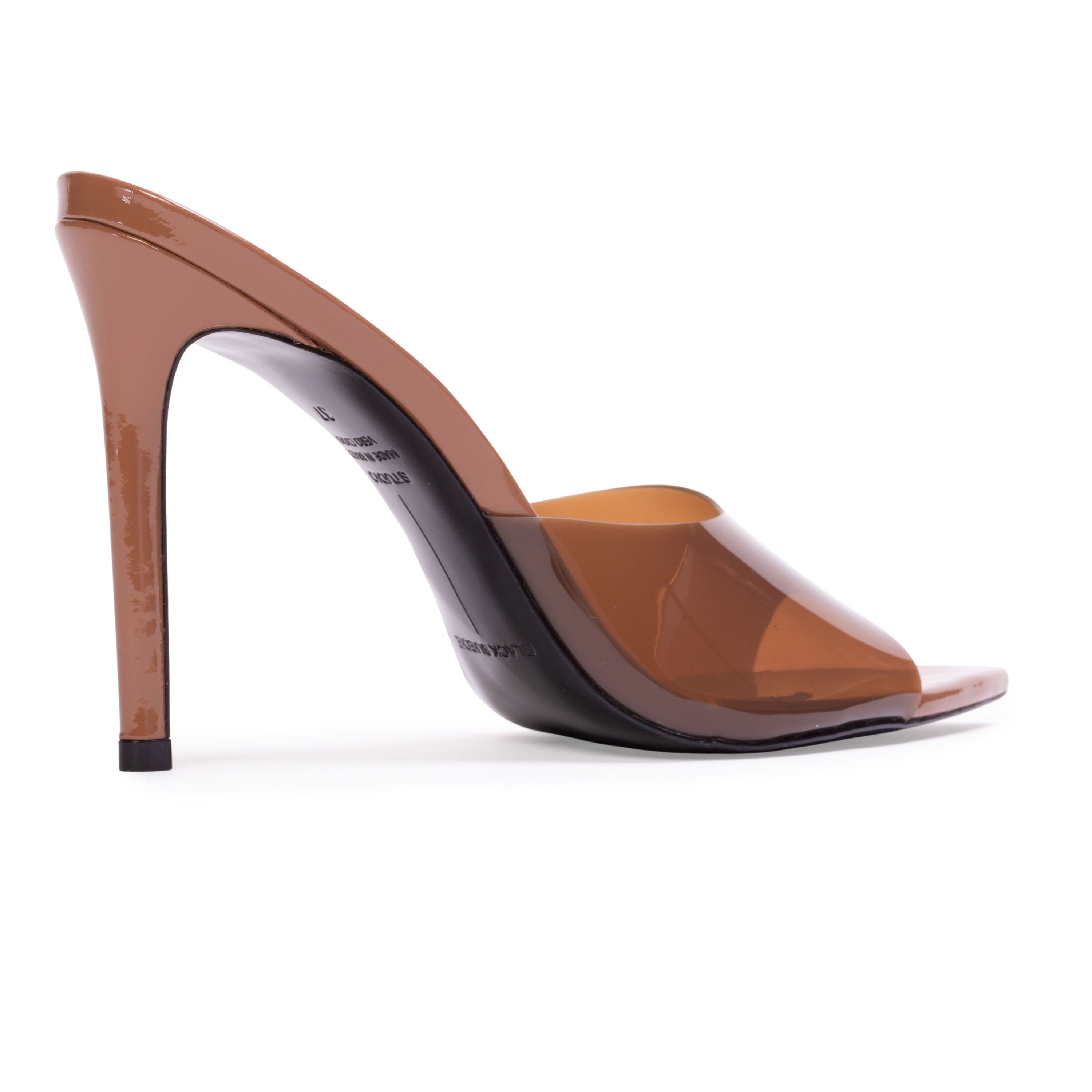 BLACK SUEDE STUDIO Bella Patent Mule, Alternate, color, Mousse Patent Leather